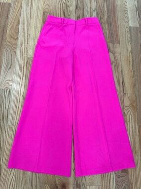 Edgy Generation Love’s Modern Glam Luxe Statement Hot Pink Wide Leg Pants-10